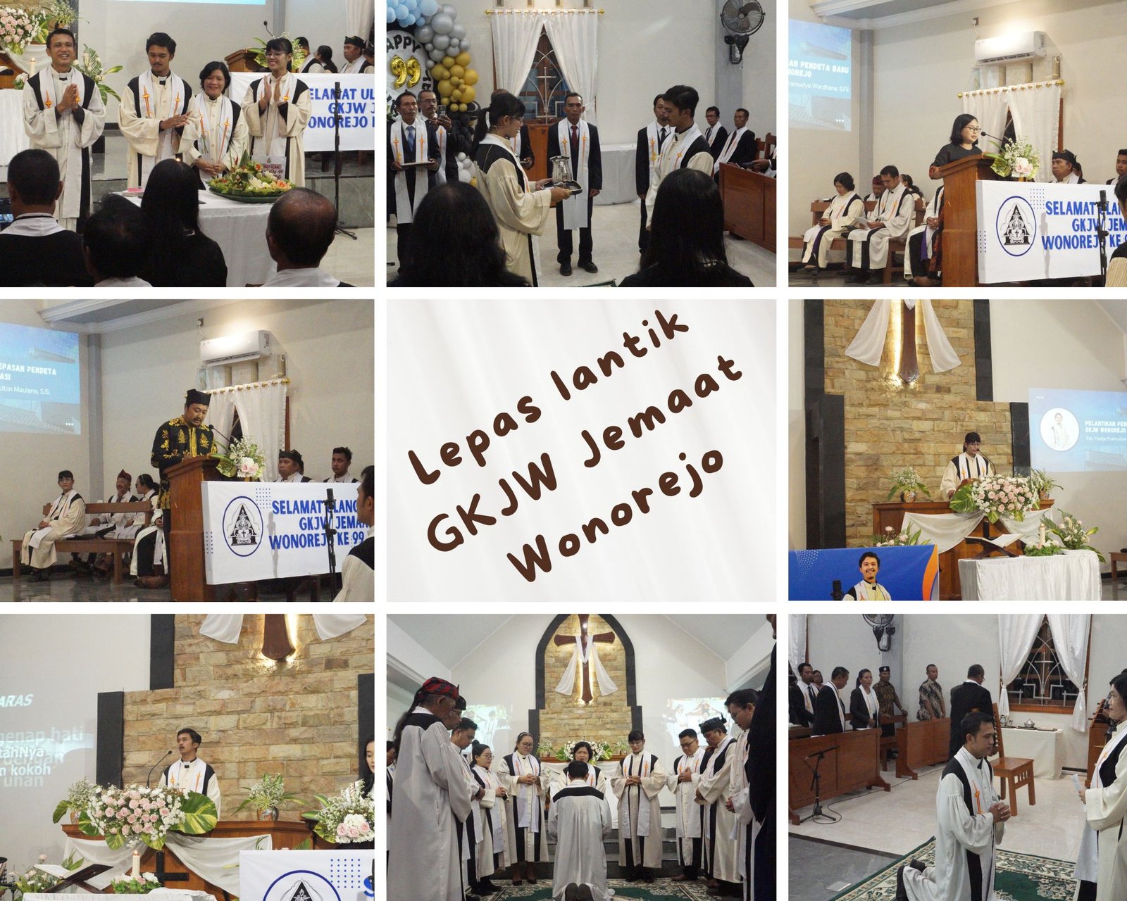 Kegiatan jemaat GKJW Wonorejo
