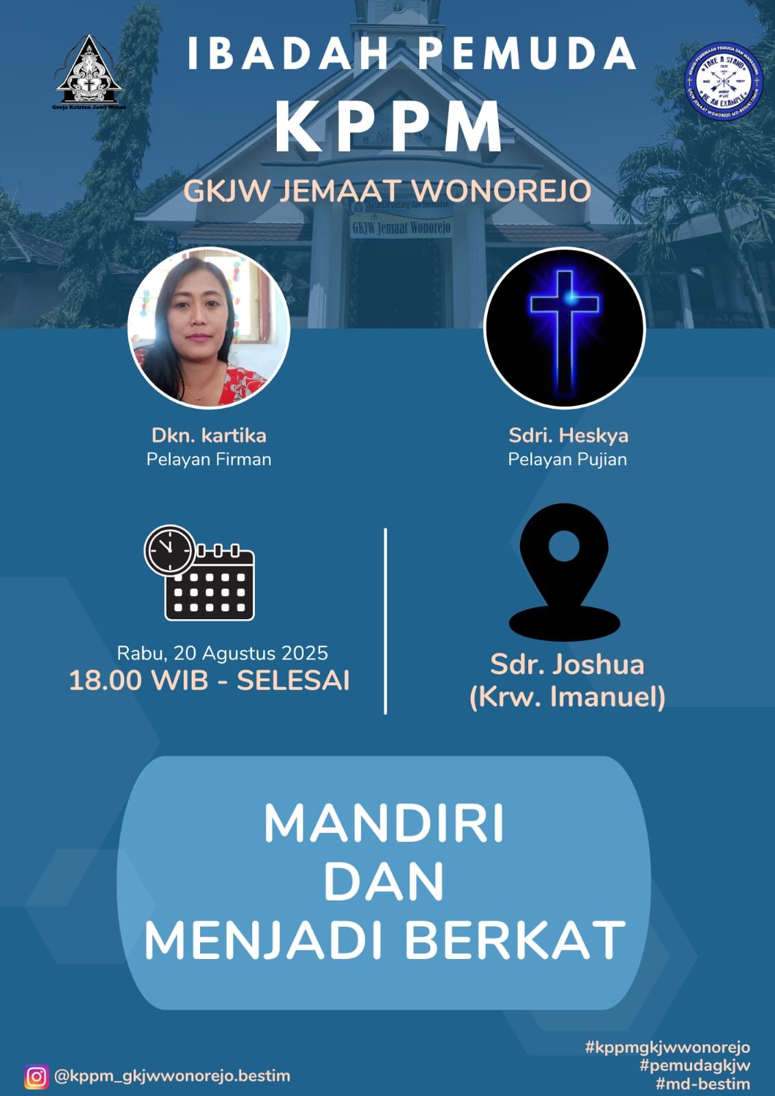 Ibadah KPPM (Komisi Pembinaan Pemuda Mahasiswa)